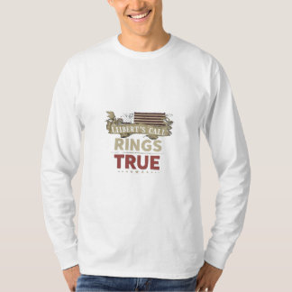 "Rings true"letter design T-Shirt
