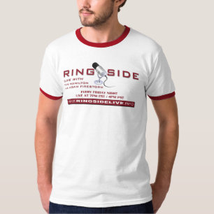 Ringside Live Red/White Ringer T-Shirt
