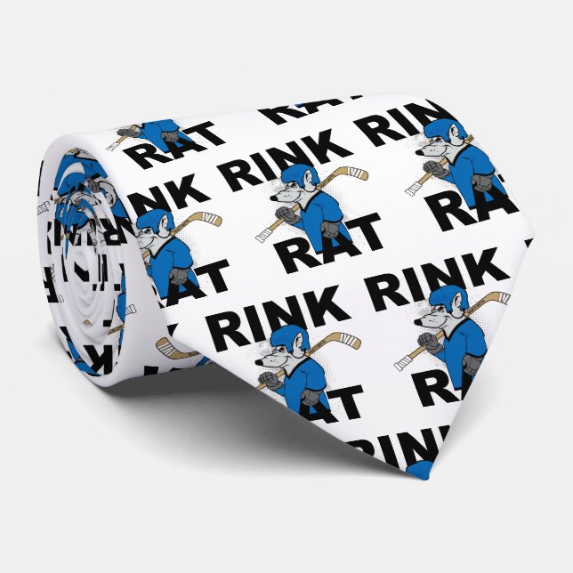 Rink Rat Hockey Tie (Rolled)