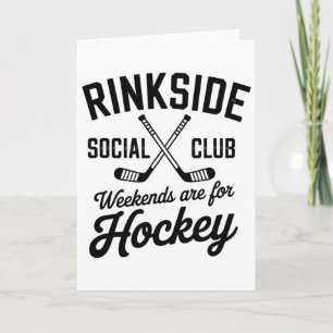 Rinkside Social Club Retro Ice Hockey Vibes Card