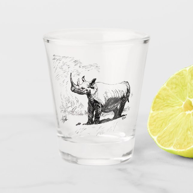 RINOCERONTE SHOT GLASS (Front)