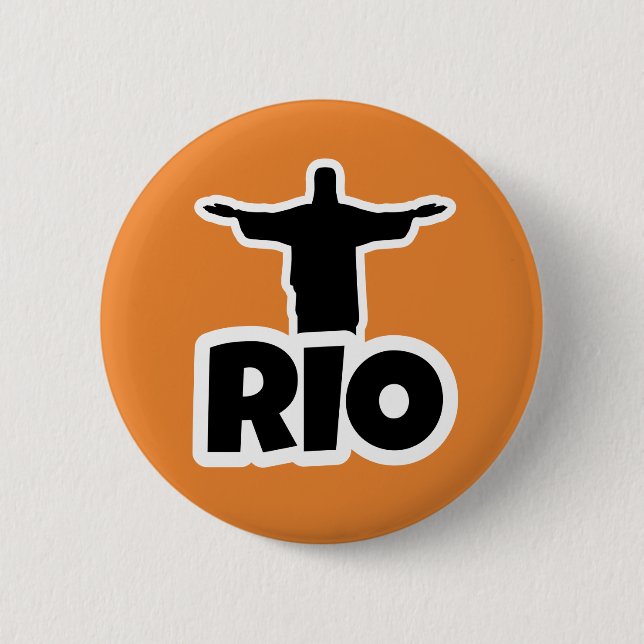 Rio 6 Cm Round Badge (Front)