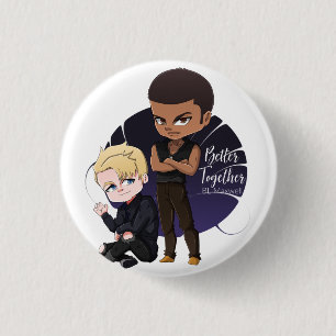 Rio and Caden from Better Together T-Shirt 3 Cm Round Badge