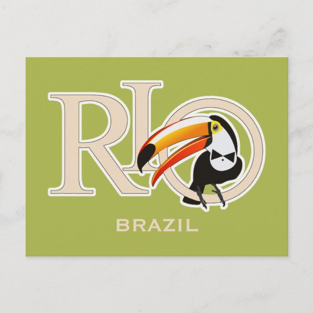 Rio Brazil Holiday Postcard (Front)