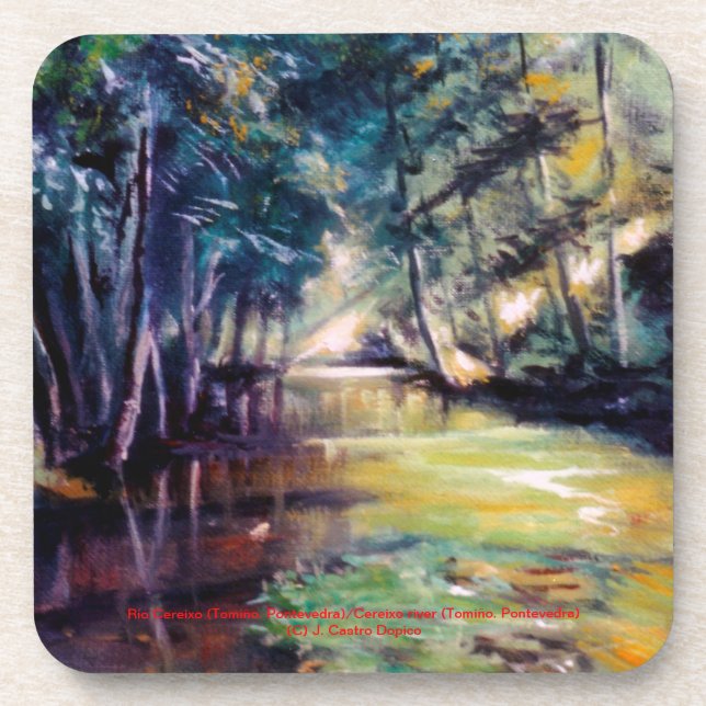 Río Cereixo (Tomiño. Pontevedra) Coaster (Front)