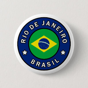 Rio de Janeiro Brasil 6 Cm Round Badge