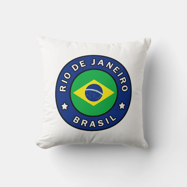 Rio de Janeiro Brasil Cushion (Front)