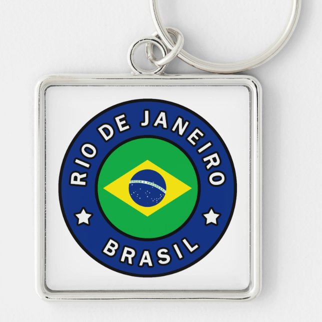 Rio de Janeiro Brasil Key Ring (Front)