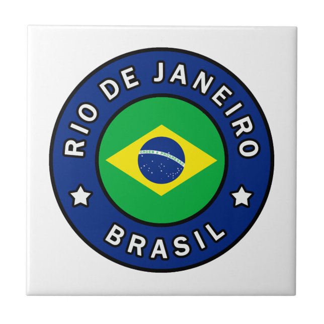 Rio de Janeiro Brasil Tile (Front)