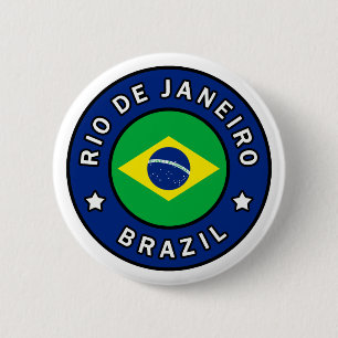 Rio de Janeiro Brazil 6 Cm Round Badge