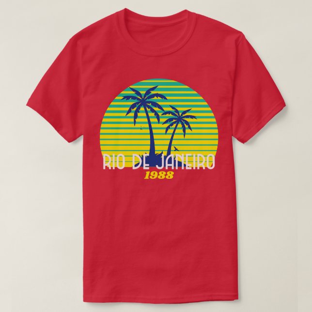 rio de janeiro brazil brasil brazilian T-Shirt (Design Front)