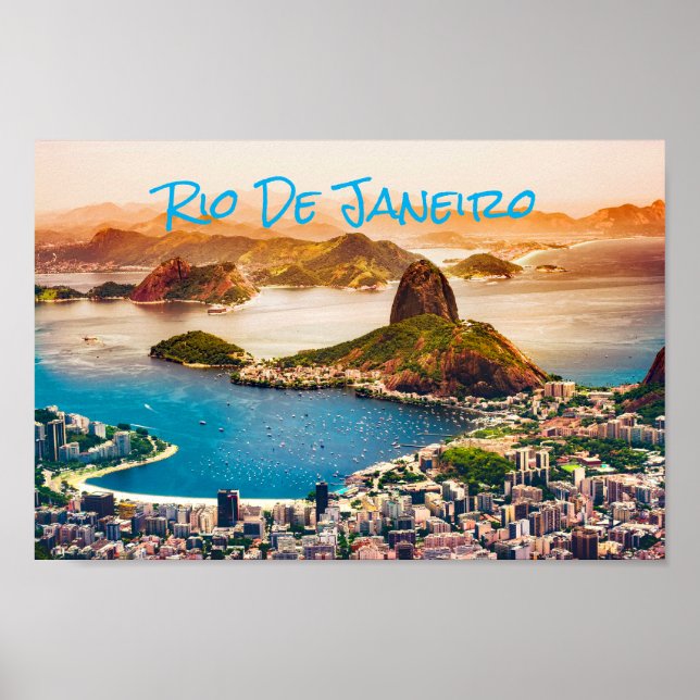 Rio de Janeiro Brazil City Poster (Front)