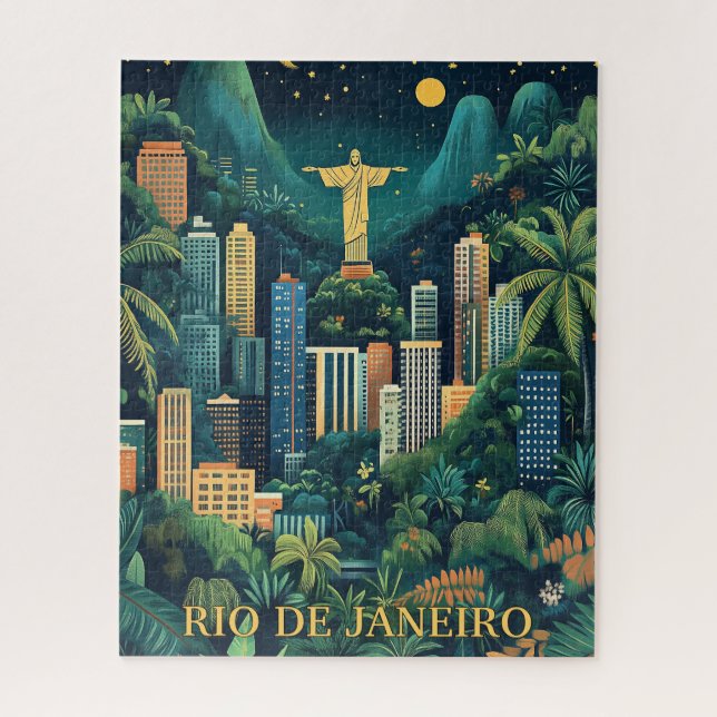 Rio de Janeiro Brazil Jigsaw Puzzle (Vertical)
