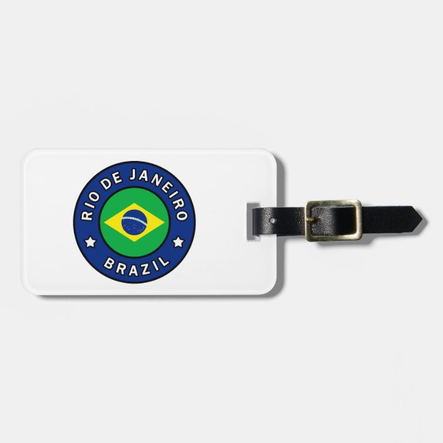 Rio de Janeiro Brazil Luggage Tag (Front Horizontal)