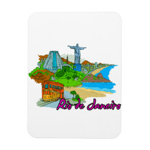 Rio De Janeiro - Brazil Magnet