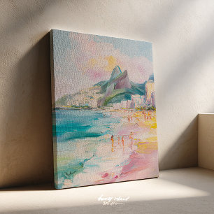 Rio de Janeiro Brazil Painting Canvas Print