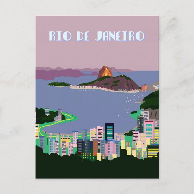 Rio de Janeiro -BRAZIL Postcard (Front)