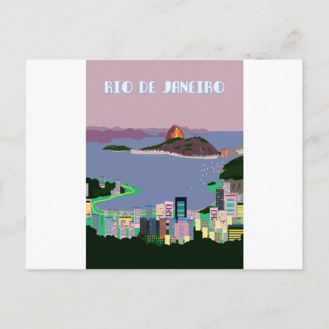 Rio de Janeiro -BRAZIL Postcard (Front)