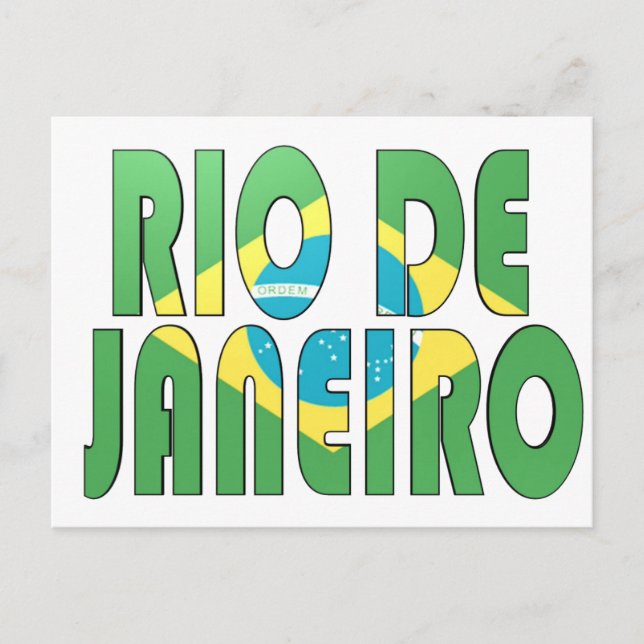 Rio de Janeiro, Brazil Postcard (Front)