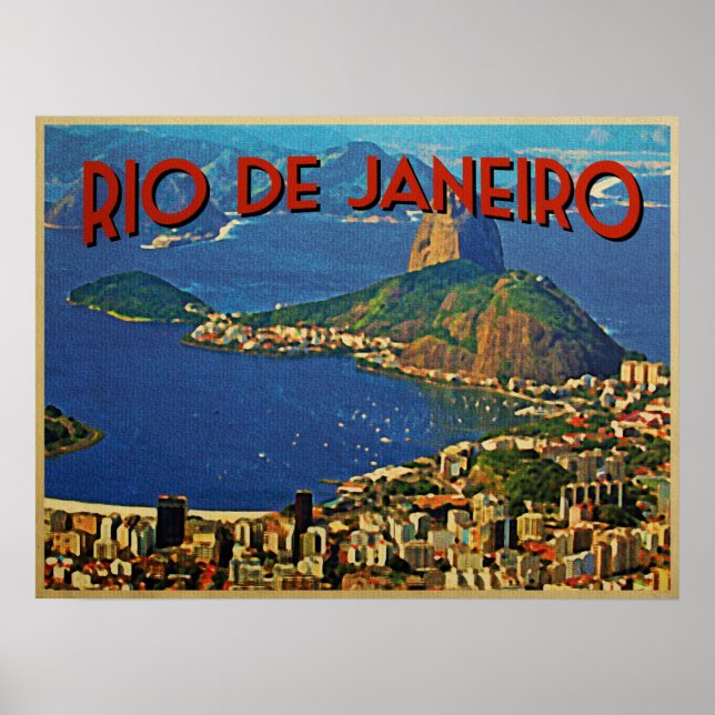 Rio de Janeiro Brazil Poster (Front)