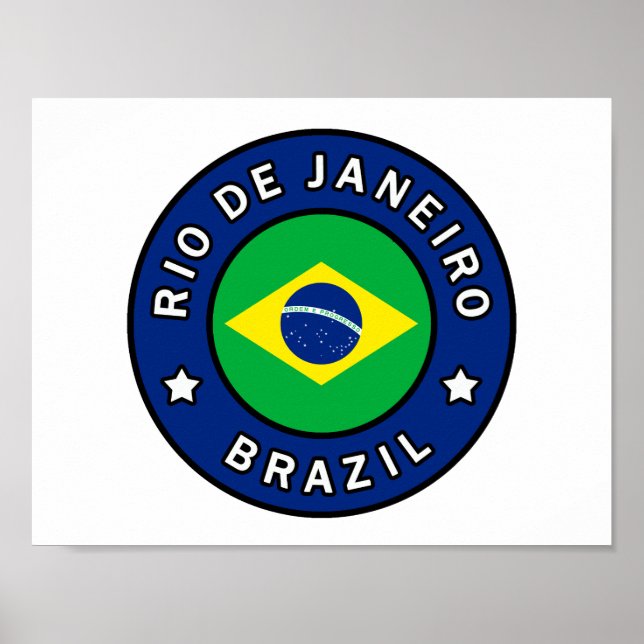 Rio de Janeiro Brazil Poster (Front)