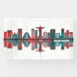 Rio de Janeiro Brazil Skyline Banner
