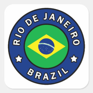 Rio de Janeiro Brazil Square Sticker