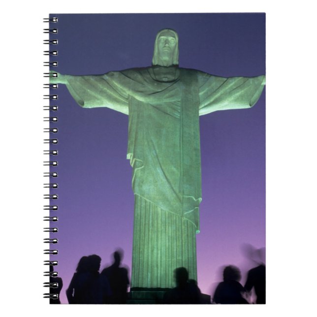 Rio de Janeiro, Brazil. the Christ Statue on Spiral Notebook (Front)
