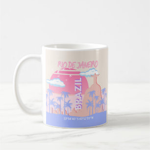Rio de Janeiro Brazil Travel Art Coffee Mug