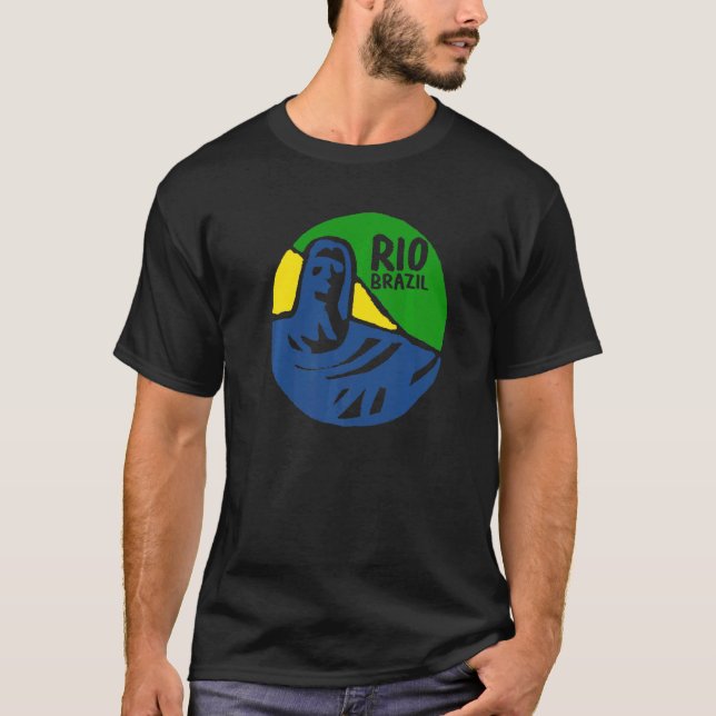 Rio de Janeiro City Brazil souvenir  for men women T-Shirt (Front)