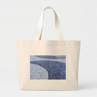 Rio de Janeiro, Copacabana Beach Large Tote Bag