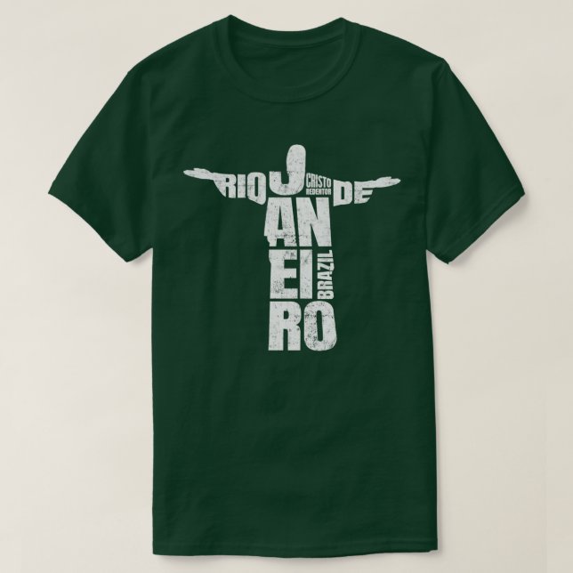 Rio de Janeiro Cristo Redentor Brazil Souvenir T-Shirt (Design Front)