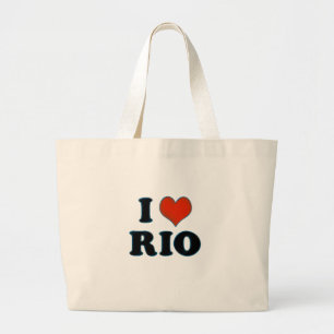 rio de janeiro - I love Rio Large Tote Bag