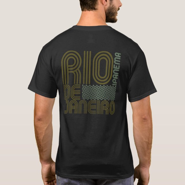 RIO DE JANEIRO Ipanema Brazil T-Shirt (Back)