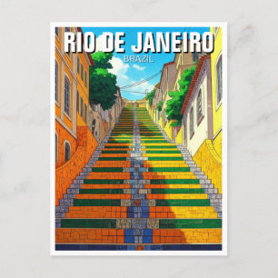 Rio de Janeiro Lapa Brazil Postcard
