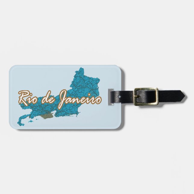 Rio de Janeiro Luggage Tag (Front Horizontal)