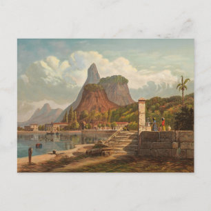 Rio de Janeiro, Mont Corcovado and Botafago Bay Postcard