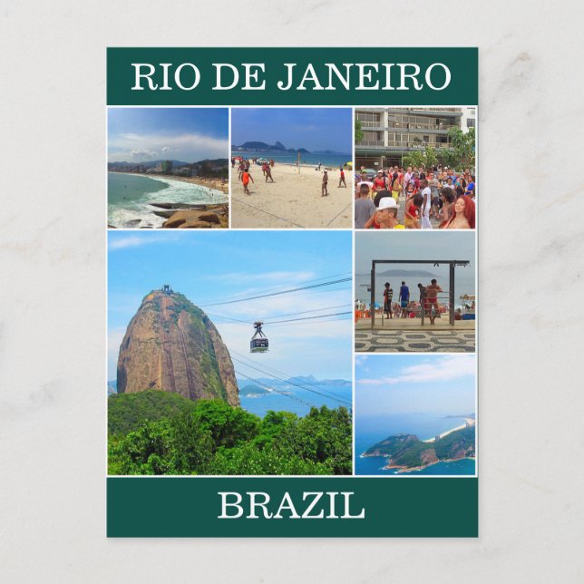 rio de janeiro scenes postcard (Front)