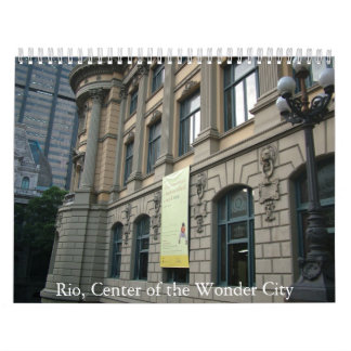 Rio de Janeiro, the wonder city centre. Down Town Calendar