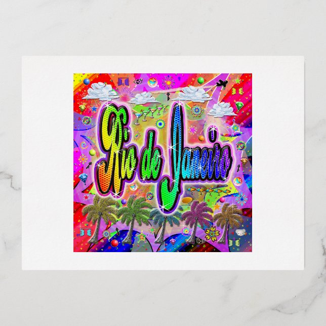 Rio de Janeiro Vista Express Postcard (Front)