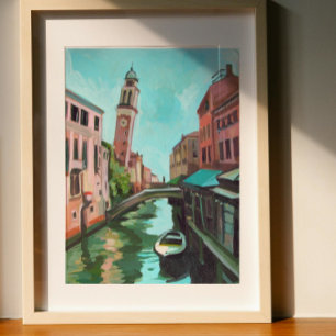 Rio dei Greci, Venice, Italy Painting Poster