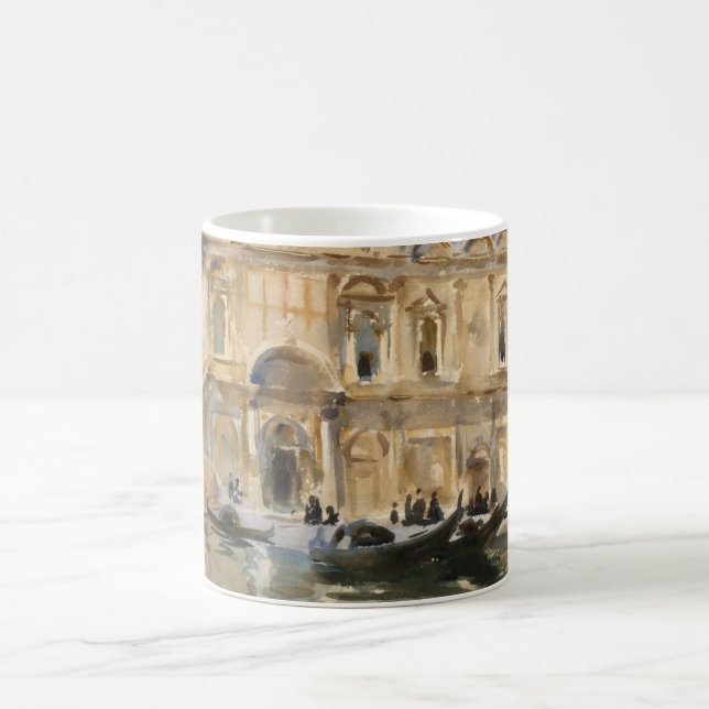 Rio dei Mendicanti, Venice by John Singer Sargent Coffee Mug (Center)