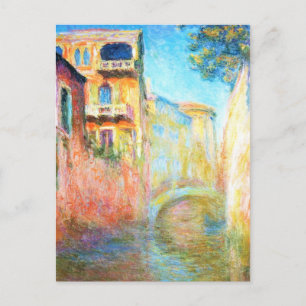 Rio della Salute  Claude Monet Postcard