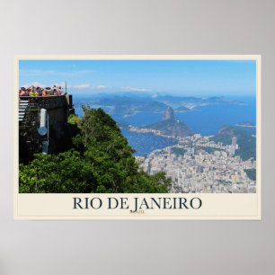 Rio from Sugarloaf Mountain Poster