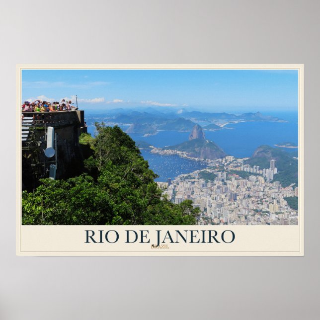 Rio from Sugarloaf Mountain Poster (Front)