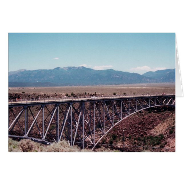 Rio Grande Bridge card (Front Horizontal)