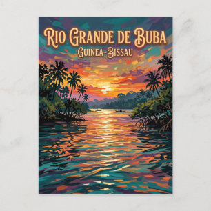 Rio Grande de Buba Guinea-Bissau Postcard