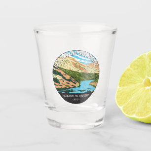 Río Grande del Norte National Monument Circle Shot Glass
