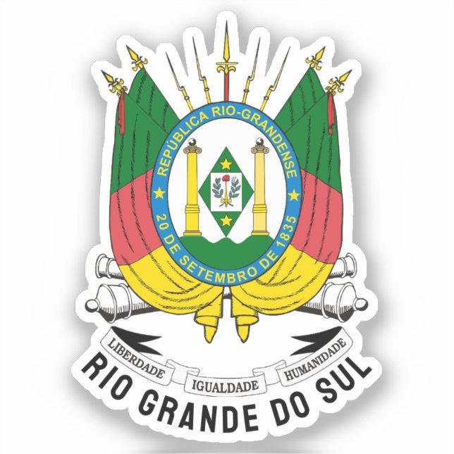 Rio Grande do Sul coat of arms - Brazil (Front)