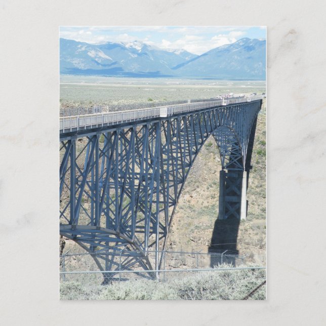 Rio Grande Gorge Bridge Postcard (Front)